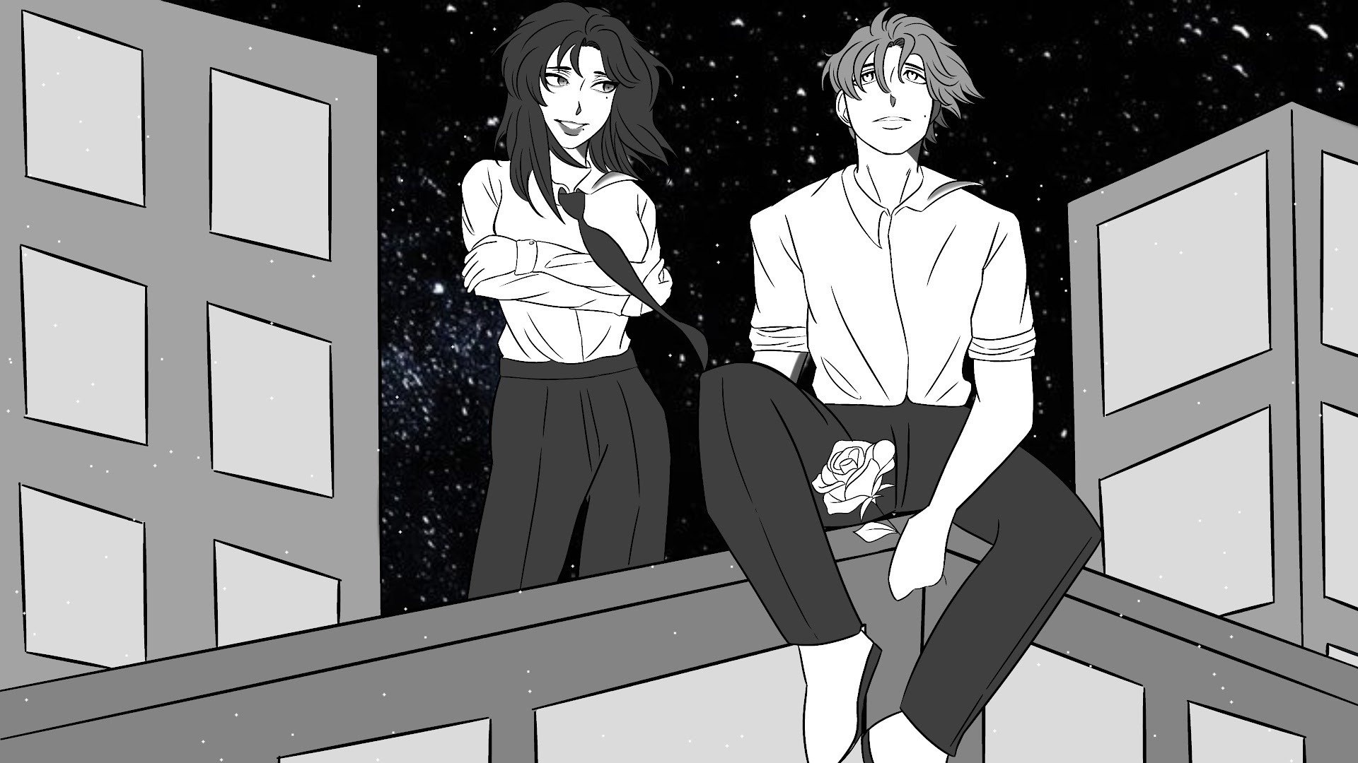 Hiro’s world in black and white