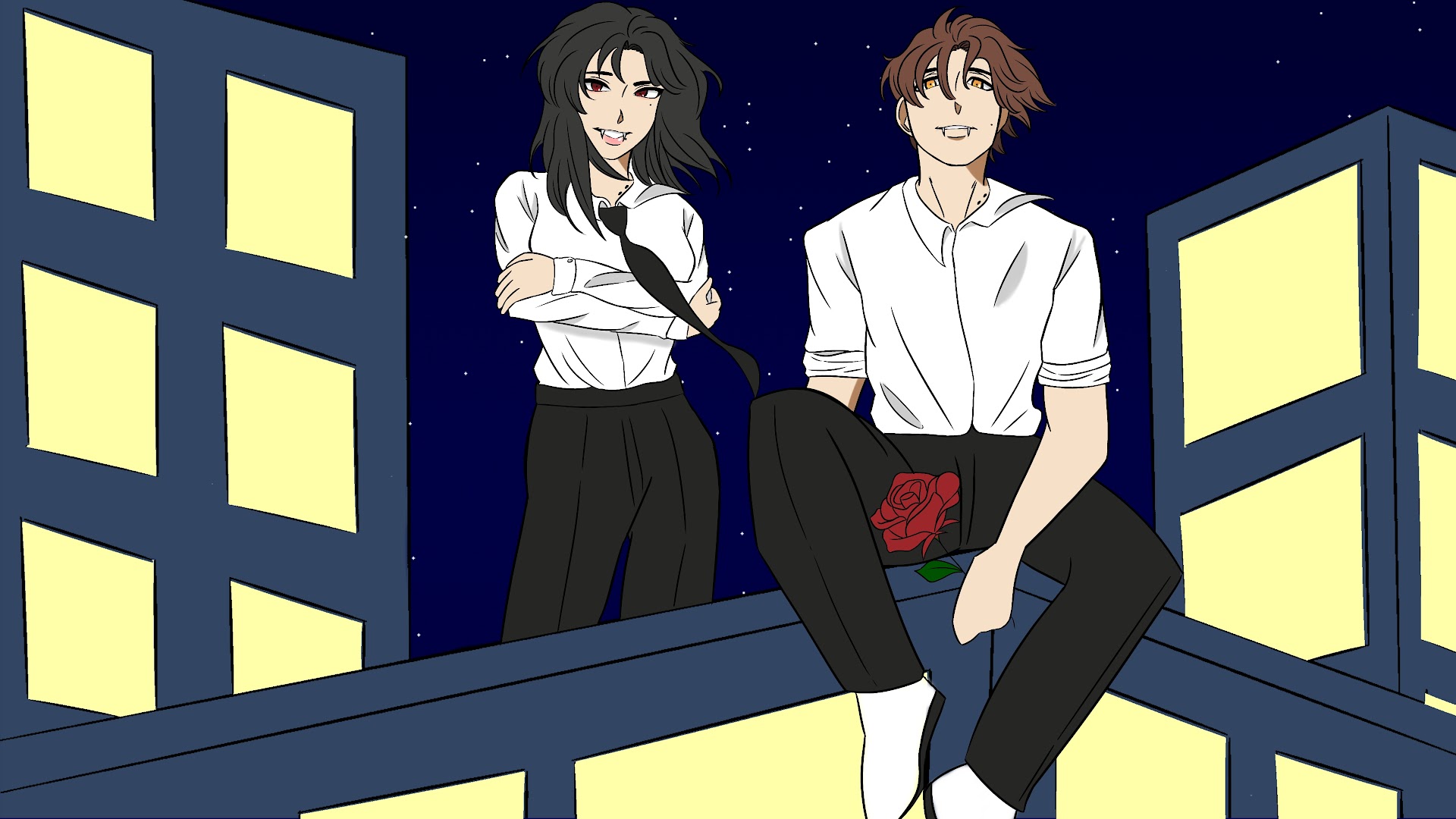 Hiro’s world bursting with color